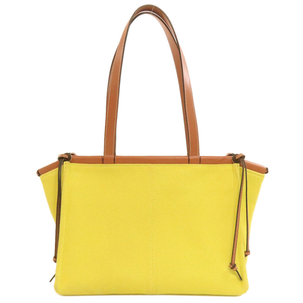 Loewe Calfskin Bag Canvas Tote Coussin